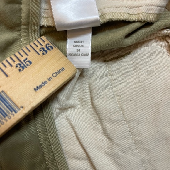 MADEWELL Pleated Cargo Pants Men's Size 34x32 Khaki - Picture 6 of 13
